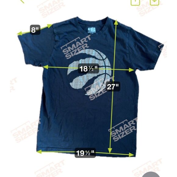 Toronto Raptors NBA Black T-Shirt L 100% Cotton Basketball Fan Apparel CA02993 - Picture 5 of 5